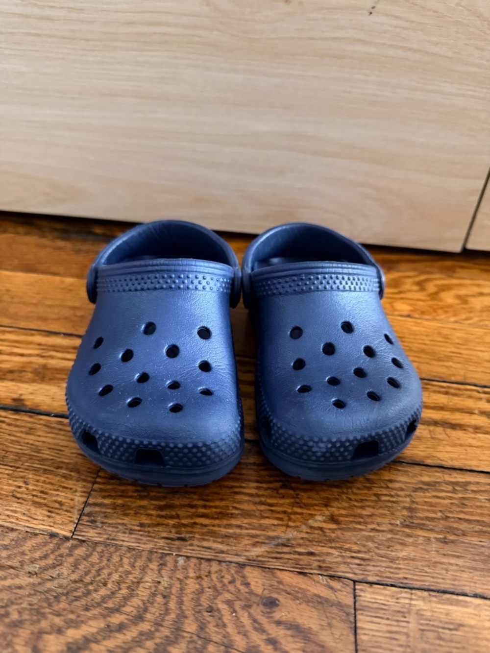 Toddler Navy Blue Crocs